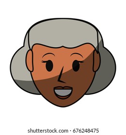Retro old woman cartoon