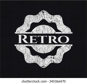 Retro auf der Tafel