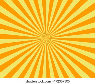 retro orange background ray