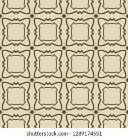 Retro ornament. modern square geometric pattern. Seamless vector illustration. for interior design, printing, wallpaper, fill pattern. beige color.
