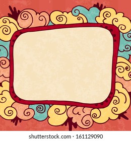 retro ornamental frame