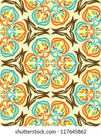 Retro ornamental pattern