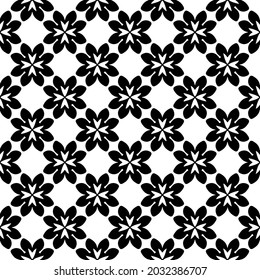 Retro ornamental seamless pattern. Flourished ornate background. Luxury elegant ornament. Vintage element. Template for design. Vector illustration