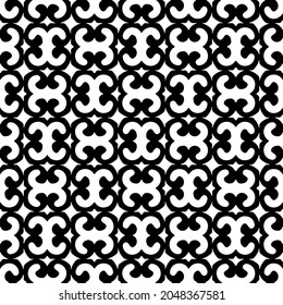 Retro ornamental seamless pattern. Flourished ornate background. Luxury elegant ornament. Vintage element. Template for design. Vector illustration