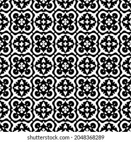 Retro ornamental seamless pattern. Flourished ornate background. Luxury elegant ornament. Vintage element. Template for design. Vector illustration