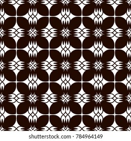 Retro ornamental seamless pattern. Flourished ornate background. Luxury elegant ornament. Vintage element. Template for design. Vector illustration