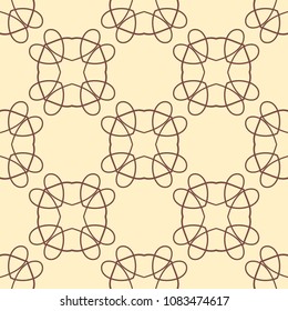Retro ornamental seamless pattern. Vintage template for design