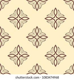 Retro ornamental seamless pattern. Vintage template for design