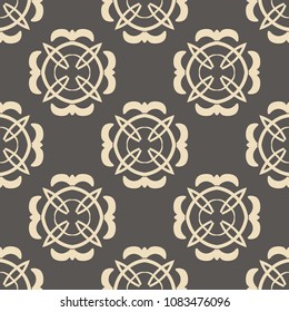 Retro ornamental seamless pattern. Vintage template for design