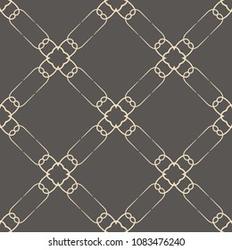 Retro ornamental seamless pattern. Vintage template for design