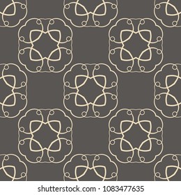Retro ornamental seamless pattern. Vintage template for design