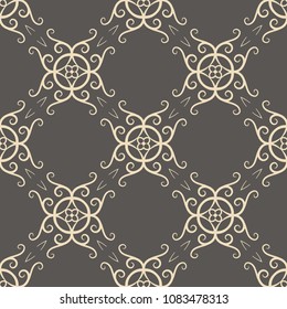 Retro ornamental seamless pattern. Vintage template for design