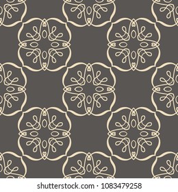 Retro ornamental seamless pattern. Vintage template for design