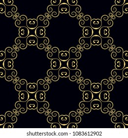Retro ornamental seamless pattern. Vintage element for design