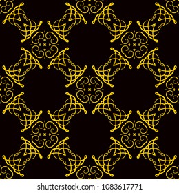 Retro ornamental seamless pattern. Vintage element for design
