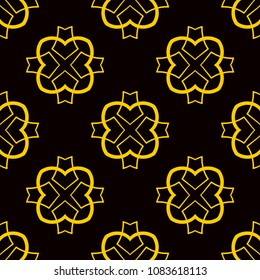Retro ornamental seamless pattern. Vintage element for design