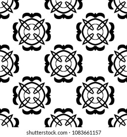 Retro ornamental seamless pattern. Vintage element for design