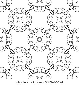 Retro ornamental seamless pattern. Vintage element for design
