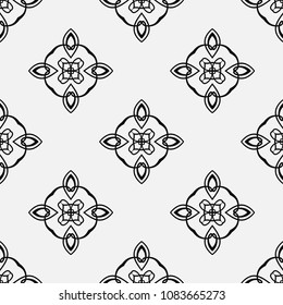 Retro ornamental seamless pattern. Vintage element for design