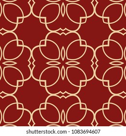 Retro ornamental seamless pattern. Vintage template for design