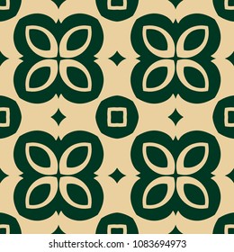 Retro ornamental seamless pattern. Vintage template for design