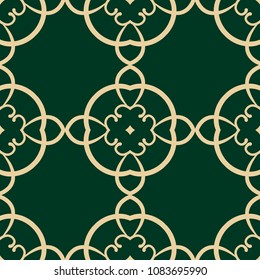 Retro ornamental seamless pattern. Vintage template for design