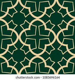 Retro ornamental seamless pattern. Vintage template for design