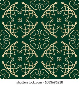 Retro ornamental seamless pattern. Vintage template for design