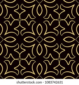 Retro ornamental seamless pattern. Vintage template for design
