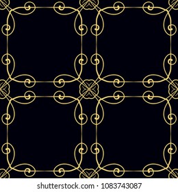 Retro ornamental seamless pattern. Vintage template for design