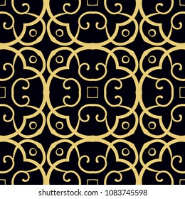 Retro ornamental seamless pattern. Vintage template for design