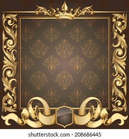 Retro ornate decorative background