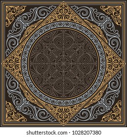 Retro ornate decorative design