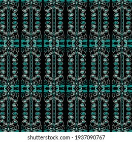 Retro Ornate Decorative Seamless Pattern