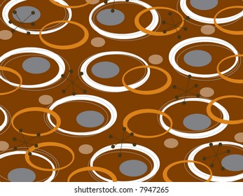 retro oval circles (vector)