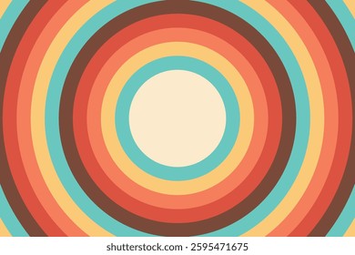 Retro overlapping Circles Texture for Abstract Background. banner background. Retro vintage poster background. Vector illustration.