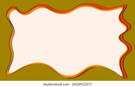 El Papel Retro Cortó El Fondo. papel recortado arte para fondo, marco, postal, presentación