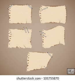 Plano de fundo de textura de papel retro. EPS 10