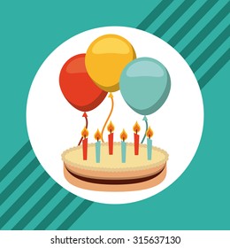 retro party celebration design, vector illustration eps10 graphic 