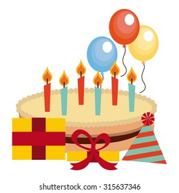retro party celebration design, vector illustration eps10 graphic 