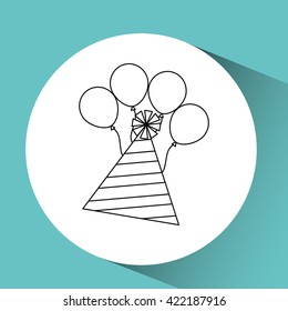 retro party design 