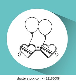 retro party design 