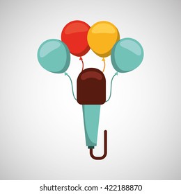 retro party design 
