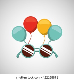 retro party design 