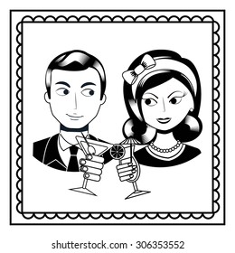 retro party design, vector illustration eps10 graphic 