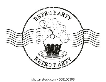 retro party design, vector illustration eps10 graphic 