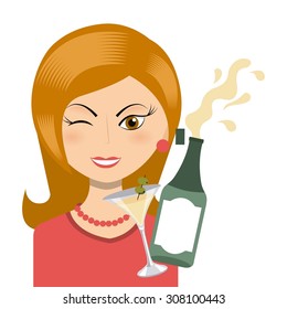 retro party design, vector illustration eps10 graphic 