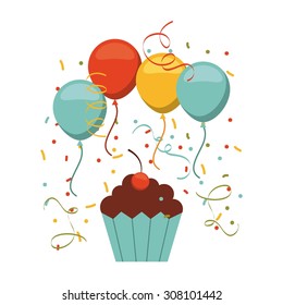 retro party design, vector illustration eps10 graphic 