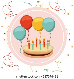 retro party design, vector illustration eps10 graphic 