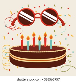 retro party design, vector illustration eps10 graphic 